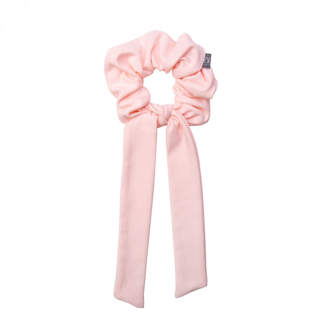 Scrunchie with tail LIGHT PINK
