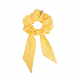 Scrunchie with tail YELLOW