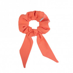 Scrunchie with tail CORAL