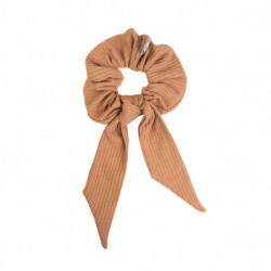 SCRUNCHIE WITH TAIL NUDE RIB