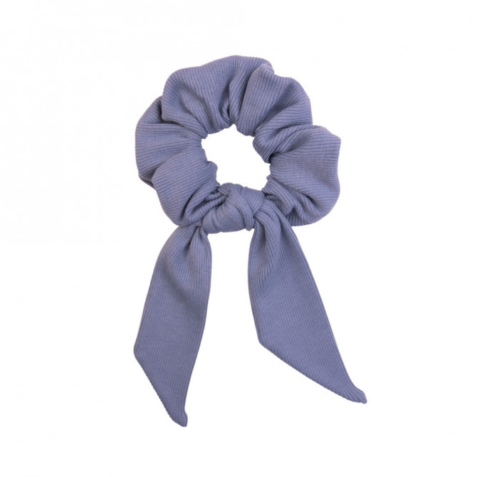 SCRUNCHIE WITH TAIL SERENITY LINE