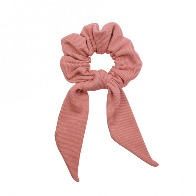 SCRUNCHIE WITH TAIL BLUSH LINE