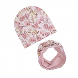 WINTER SET BEANIE WITH TUB MAGNOLIA CREAM