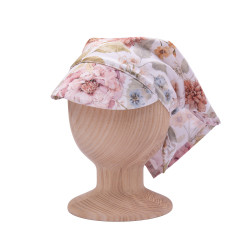 summer headscarf bouquet