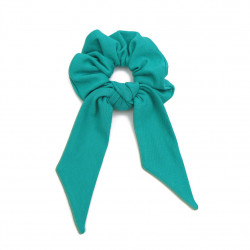 SCRUNCHIE WITH TAIL EMERALD