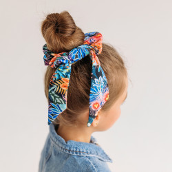 SCRUNCHIE WITH TAIL AVATAR FLOWERS