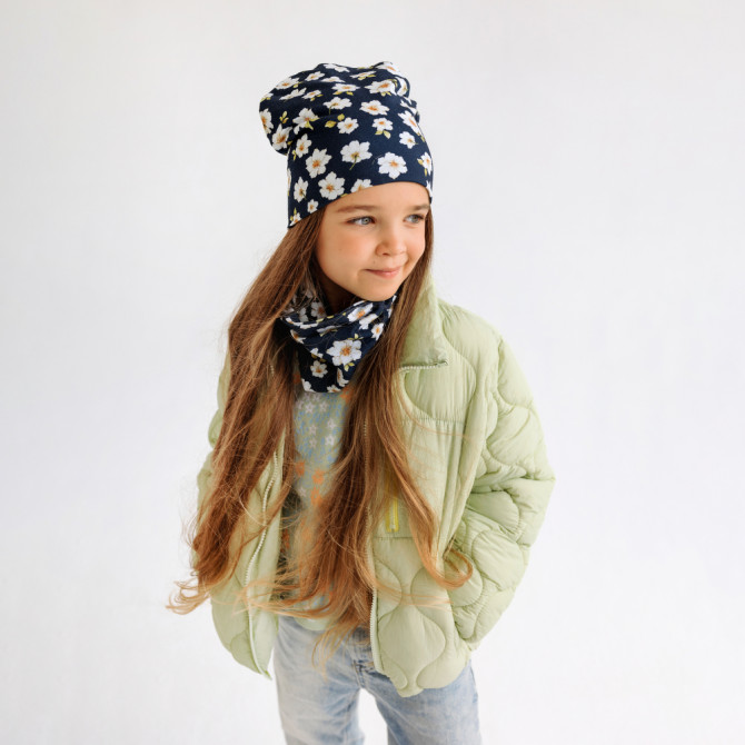 GIRL BEANIE WITH SCARF MARGARET