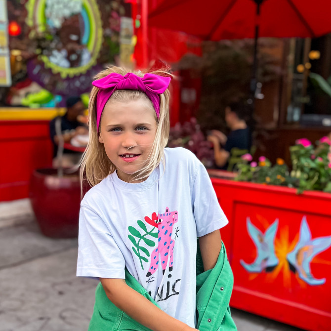 girl headband FUCHSIA