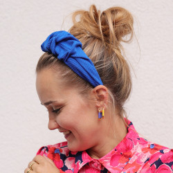 RIPPLE HEADBAND ROYAL BLUE LINE