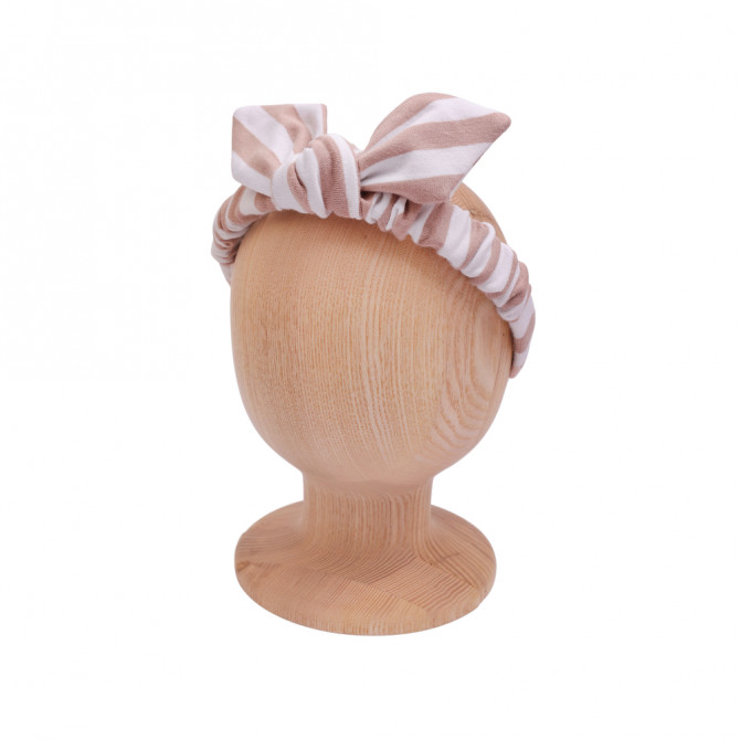 URSULKA HEADBAND NUDE STRIPES