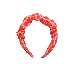 RIPPLE HEADBAND SATYNOWA GAJA PINK