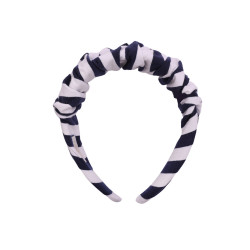 RIPPLE HEADBAND NAVY STRIPES