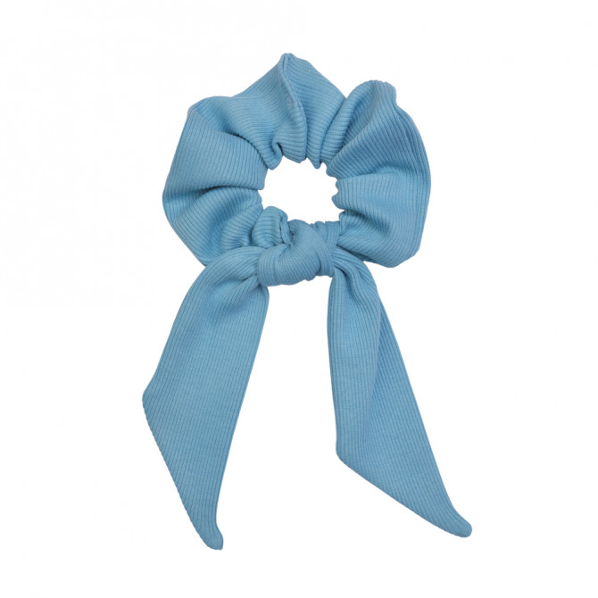 SCRUNCHIE WITH TAIL OCEAN LINE
