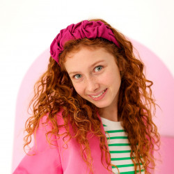RIPPLE HEADBAND FUCHSIA LINE