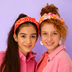RIPPLE HEADBAND SATYNOWA GAJA PINK