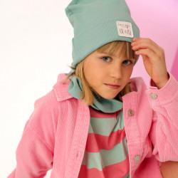 GIRL BEANIE WITH TUB AQAU LINE