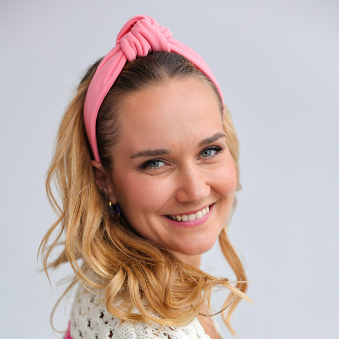 LOOP HEADBAND FLAMINGO