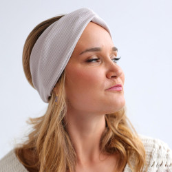 TWIST HEADBAND SAND LINE