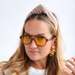 LOOP HEADBAND BEIGE