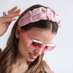 RIPPLE HEADBAND MUSLIN POWDER