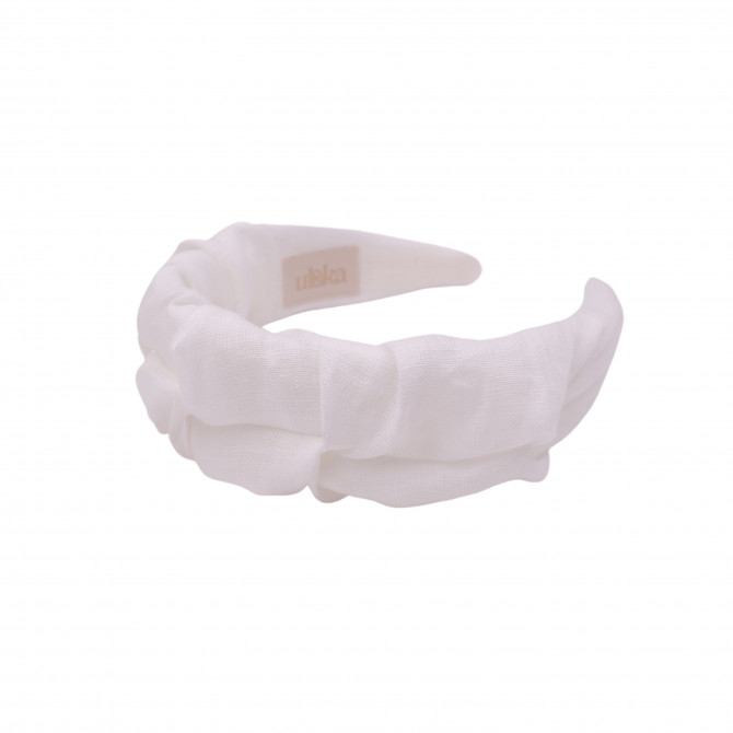 RIPPLE HEADBAND BLUE LINEN
