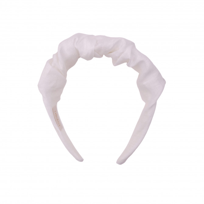 RIPPLE HEADBAND BLUE LINEN