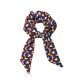 SCRUNCHIE WITH TAIL KALEIDOSCOPE RETRO