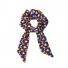 SCRUNCHIE WITH TAIL KALEIDOSCOPE RETRO