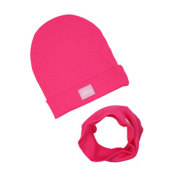 GIRL BEANIE WITH TUB PINK LINE