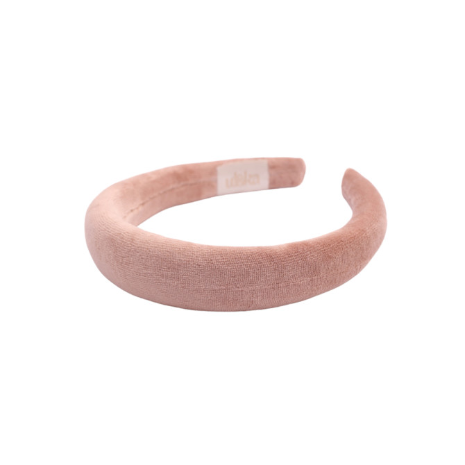 KAJKA HEADBAND VELVET BEIGE