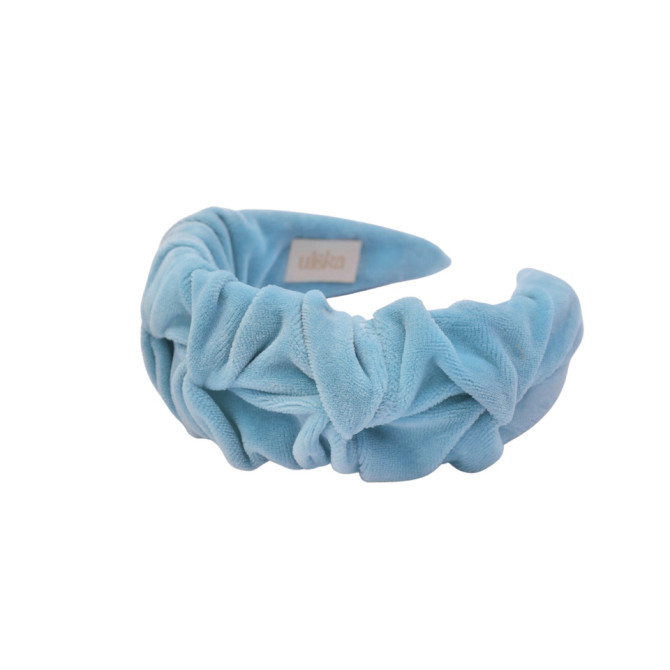 RIPPLE HEADBAND VELVET OCEAN