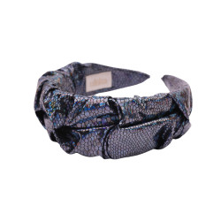 RIPPLE HEADBAND BLACK SNAKE