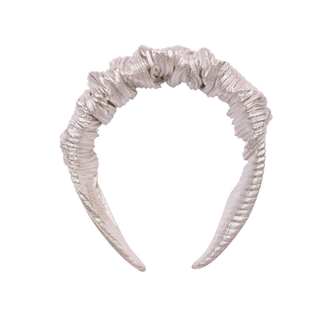 RIPPLE HEADBAND SILVER RIB