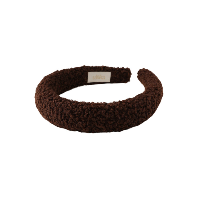 KAJKA HEADBAND BUCLE CHOCOLATE