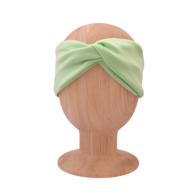 TWIST HEADBAND PISTACHIO LINE