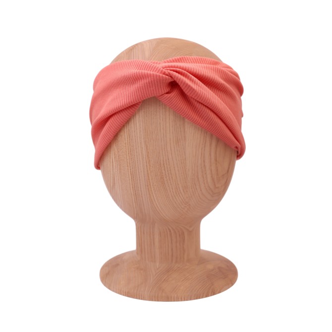 TWIST HEADBAND PAPAYA LINE