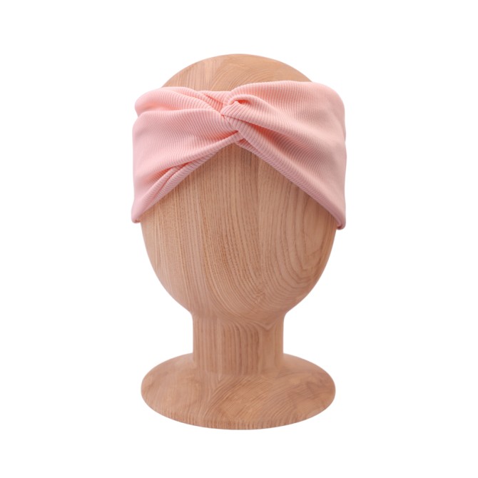 TWIST HEADBAND PEACH LINE