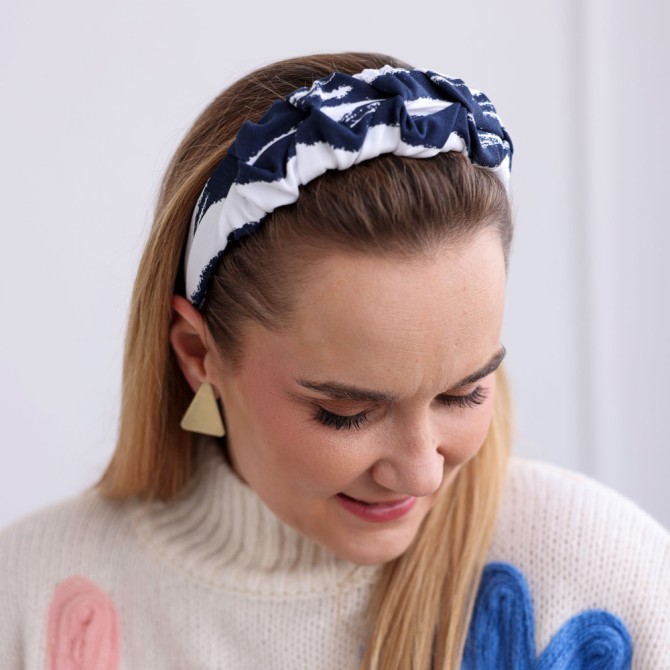 RIPPLE HEADBAND NAVY