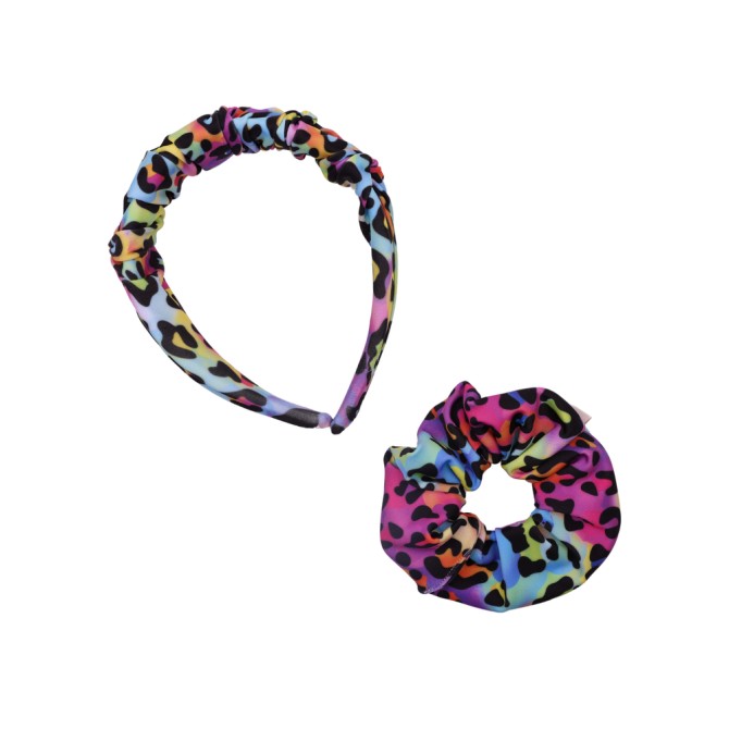 SET RIPPLE HEADBAND + SCRUNCHIE CHICA SWIM