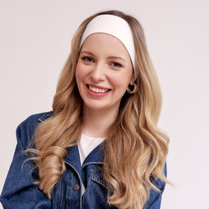 headband classic white