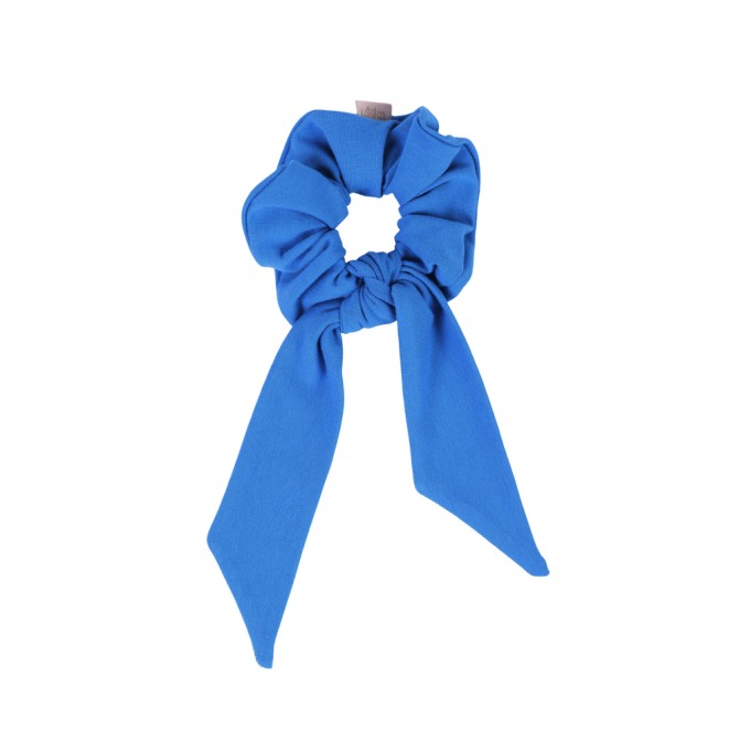 Scrunchie with tail SKY BLUE