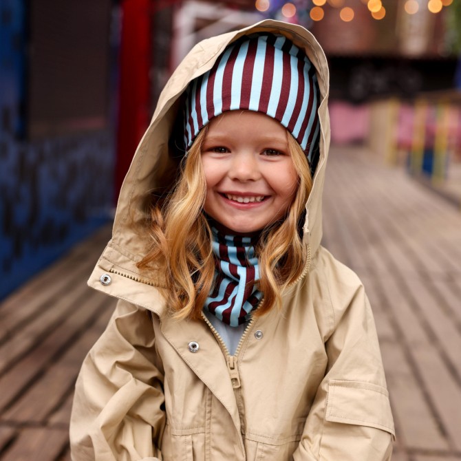 GIRL BEANIE WITH TUB SZOKOLATE