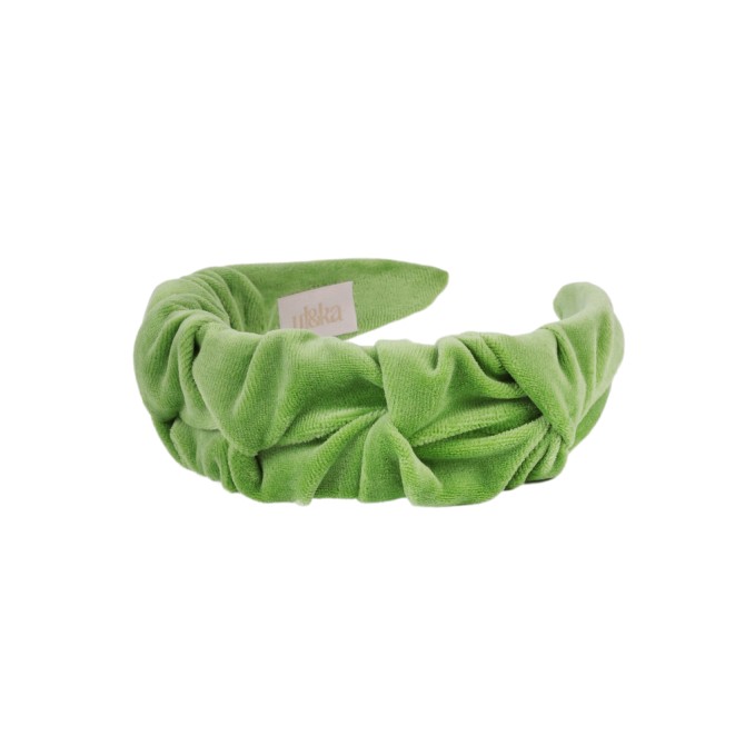 RIPPLE HEADBAND VELVET GREEN