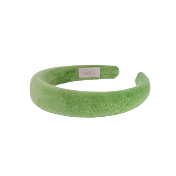 KAJKA HEADBAND VELVET GREEN