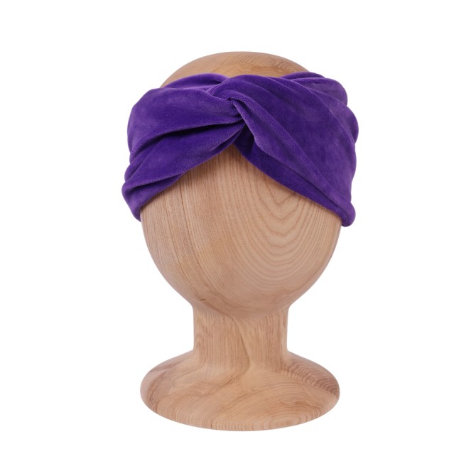 TWIST HEADBAND VELVET VIOLET