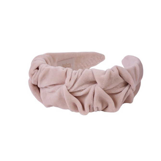 RIPPLE HEADBAND VELVET SAND