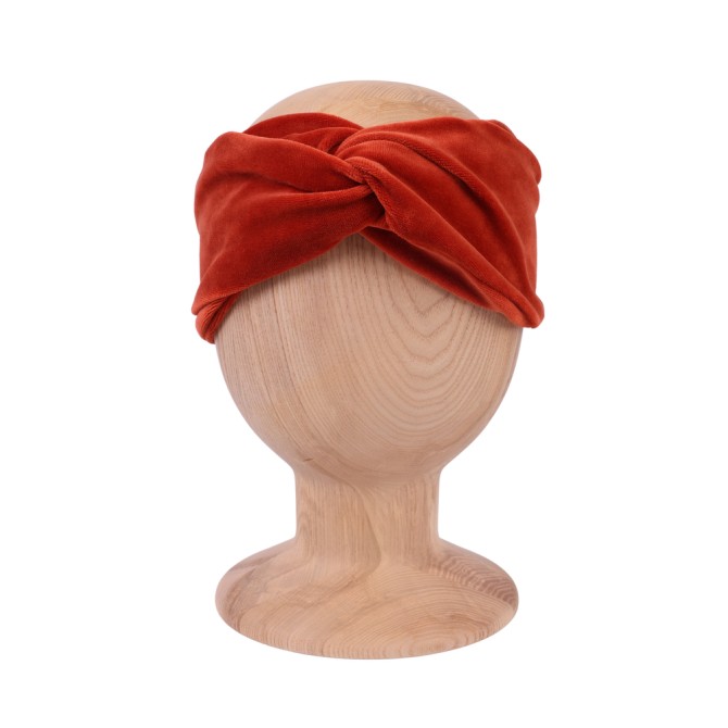 TWIST HEADBAND VELVET CEGLANA