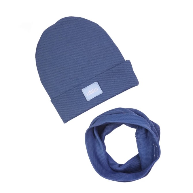 BEANIE WITH TUB COBALT LINE