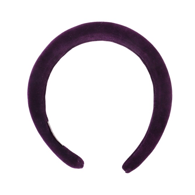 KAJKA HEADBAND VELVET PLUM