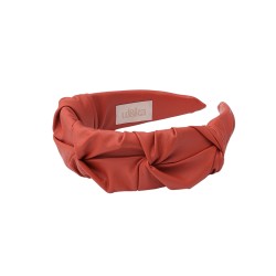 RIPPLE HEADBAND LEATHER ORANGE